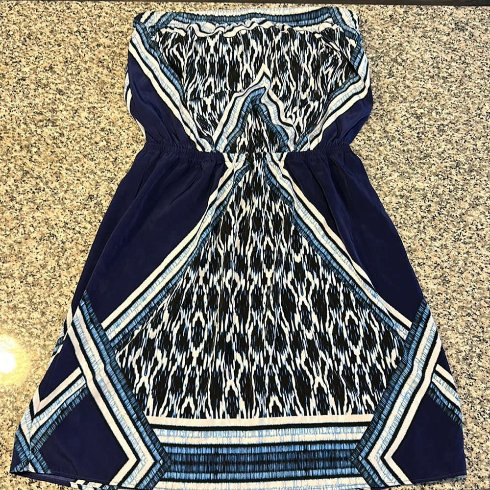 Strapless mini dress Express